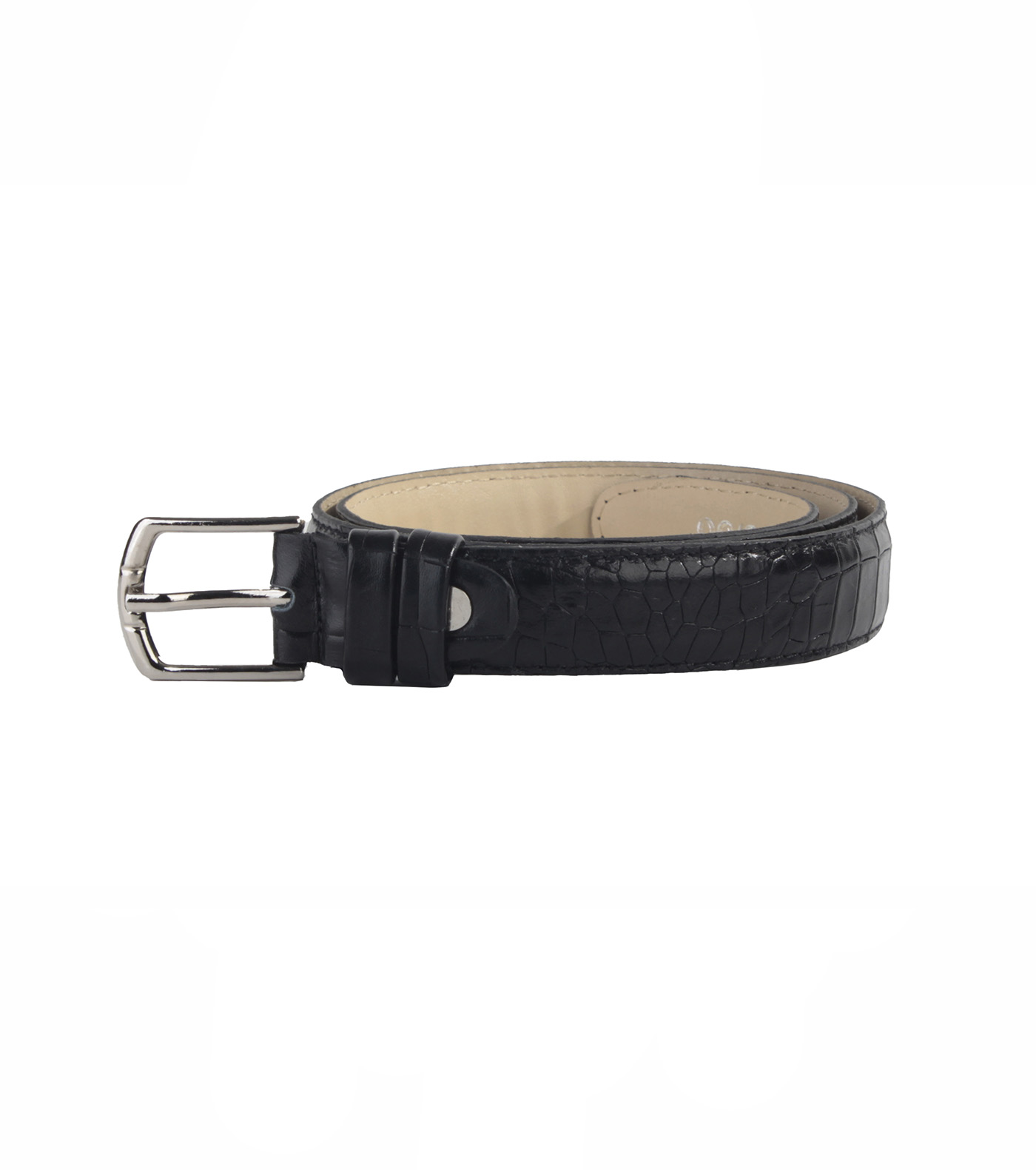 Dani L Coroco Embassed Leather Belt