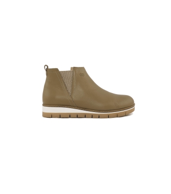 نیم بوت چرمی روزمره زنانه Atrisa Bootie LC