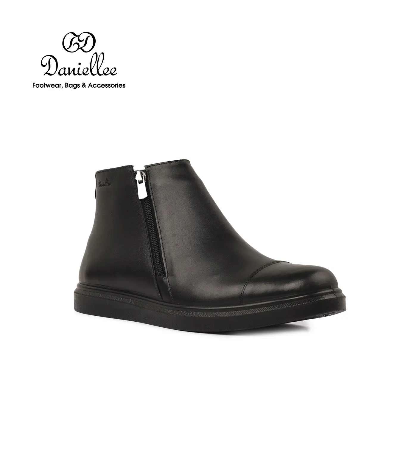 نیم بوت چرمی روزمره مردانه Ariom Bootie LC Zipper