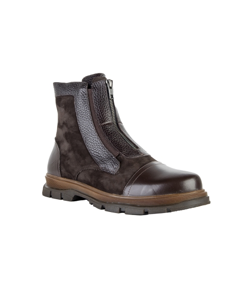 نیم بوت Leather Mix روزمره مردانه Aspad Bootie MC Lace