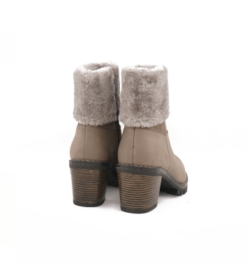 نیم بوت چرمی رسمی زنانه Elica Bootie MC Zip