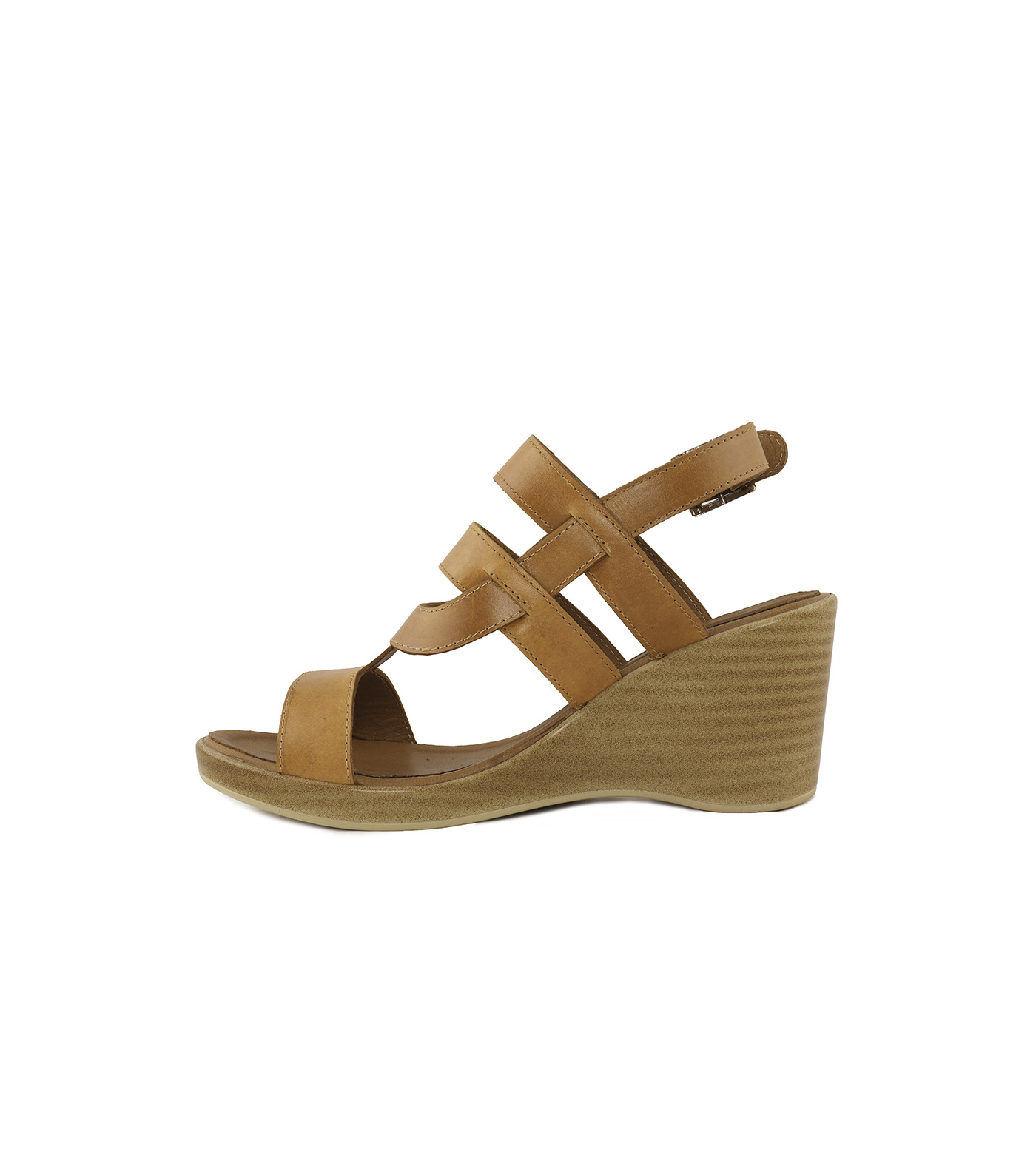 صندل چرمی روزمره زنانه Amstris Ankle strap Sandal