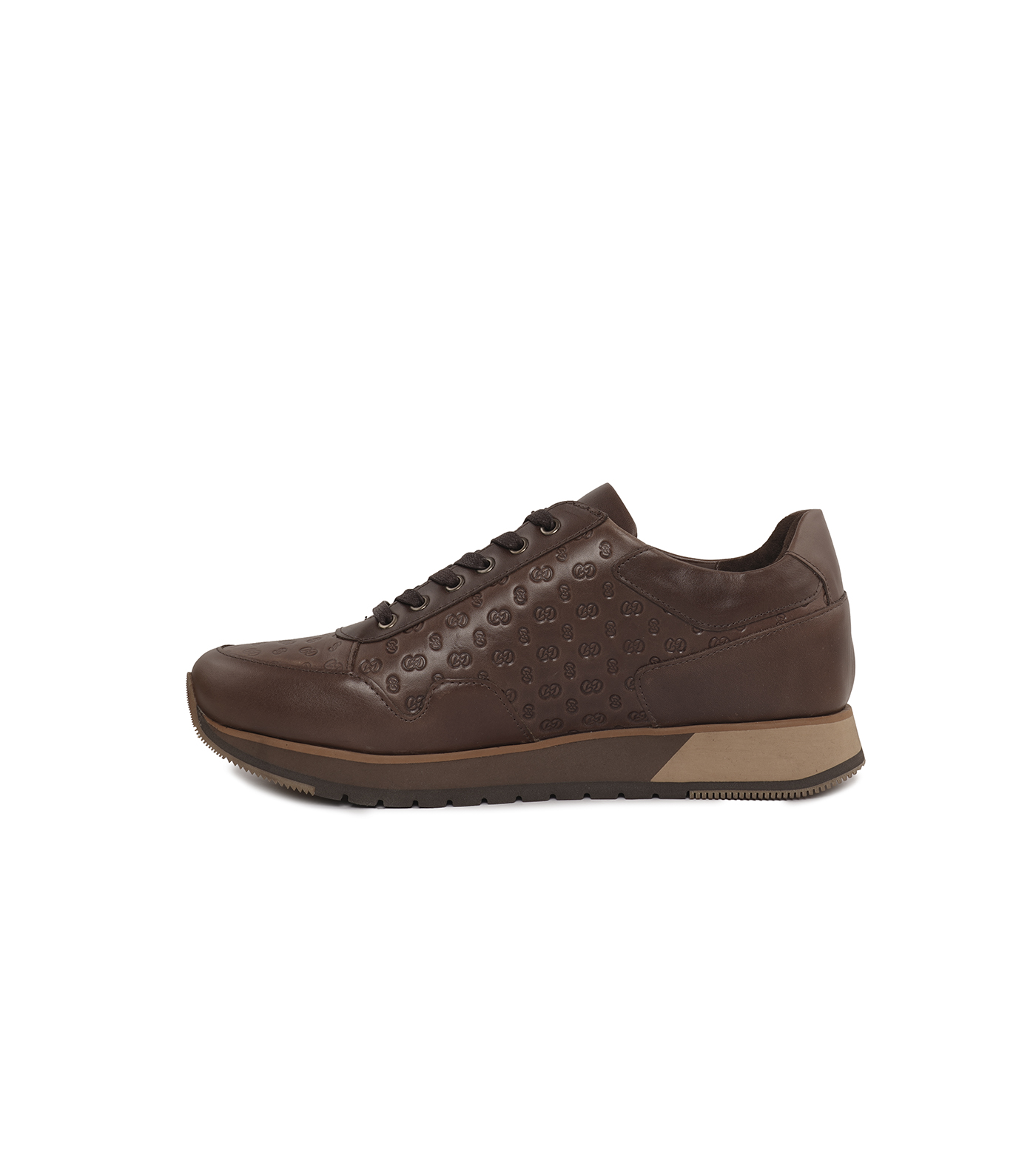 کفش چرمی روزمره مردانه Adore Lace Logo