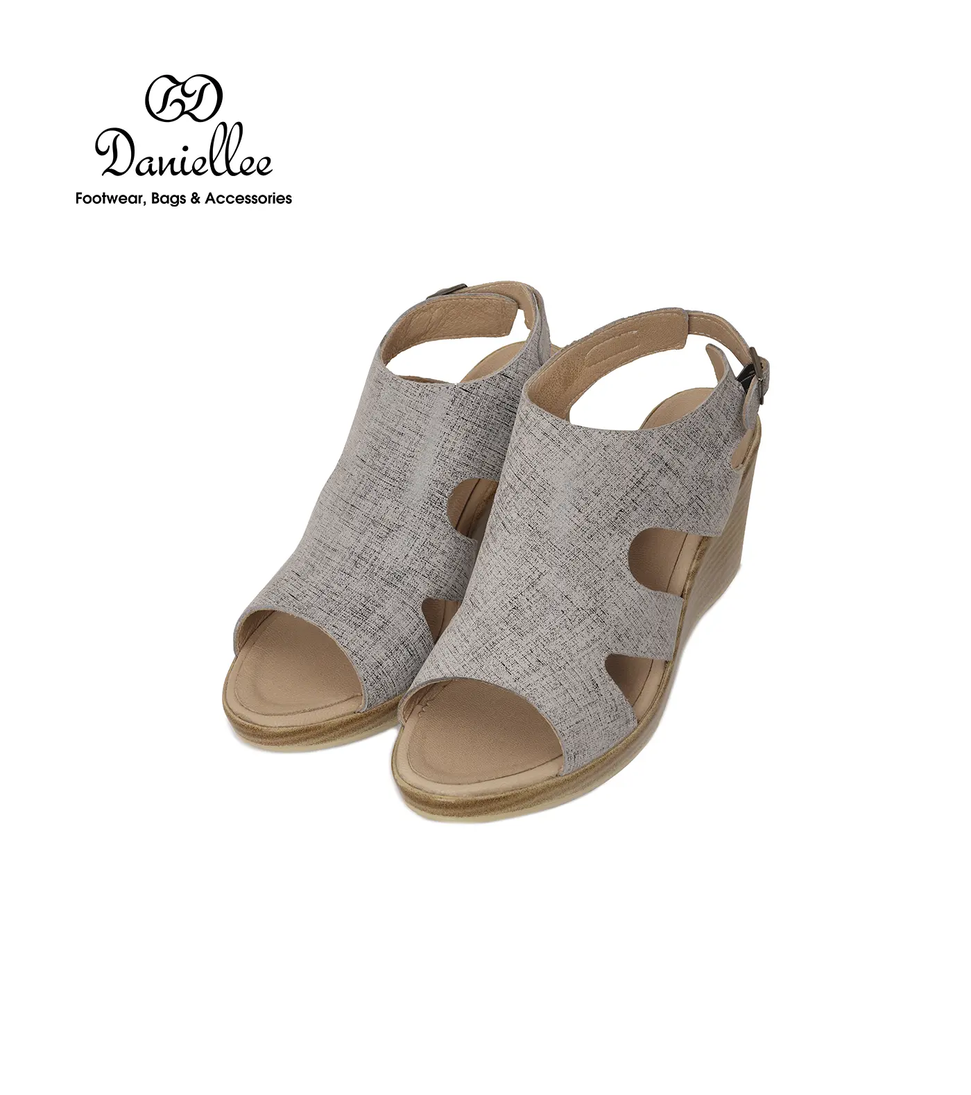 صندل چرمی روزمره زنانه Amstris Peeptoe  Back-Belt