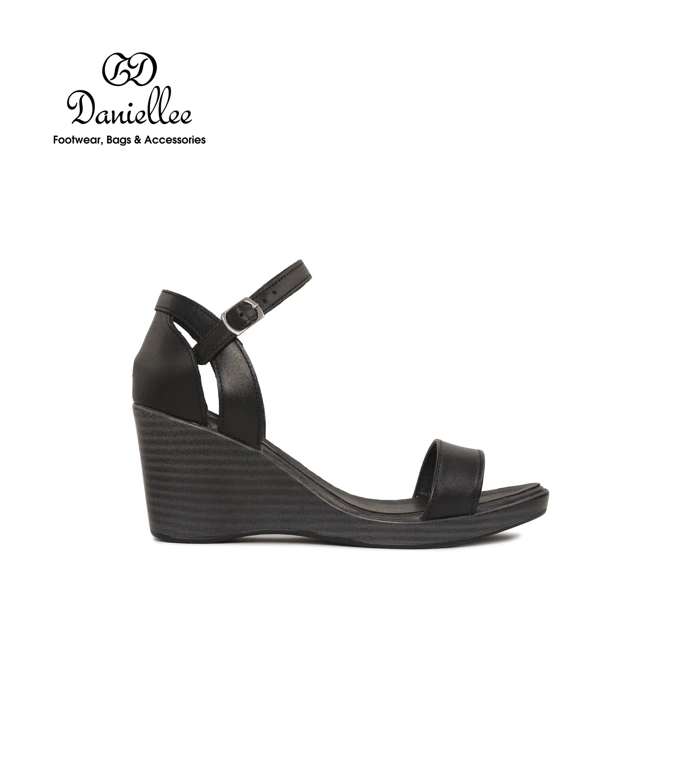 صندل چرمی روزمره زنانه Amstris Ankle Strap Sandal Wedge