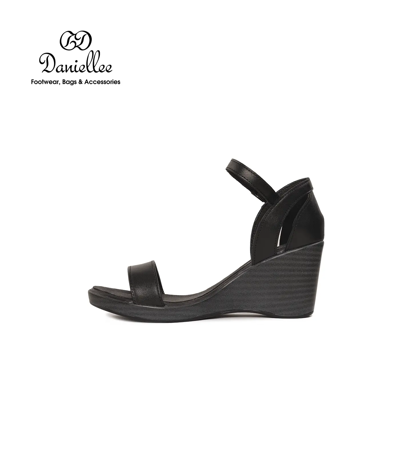 صندل چرمی روزمره زنانه Amstris Ankle Strap Sandal Wedge