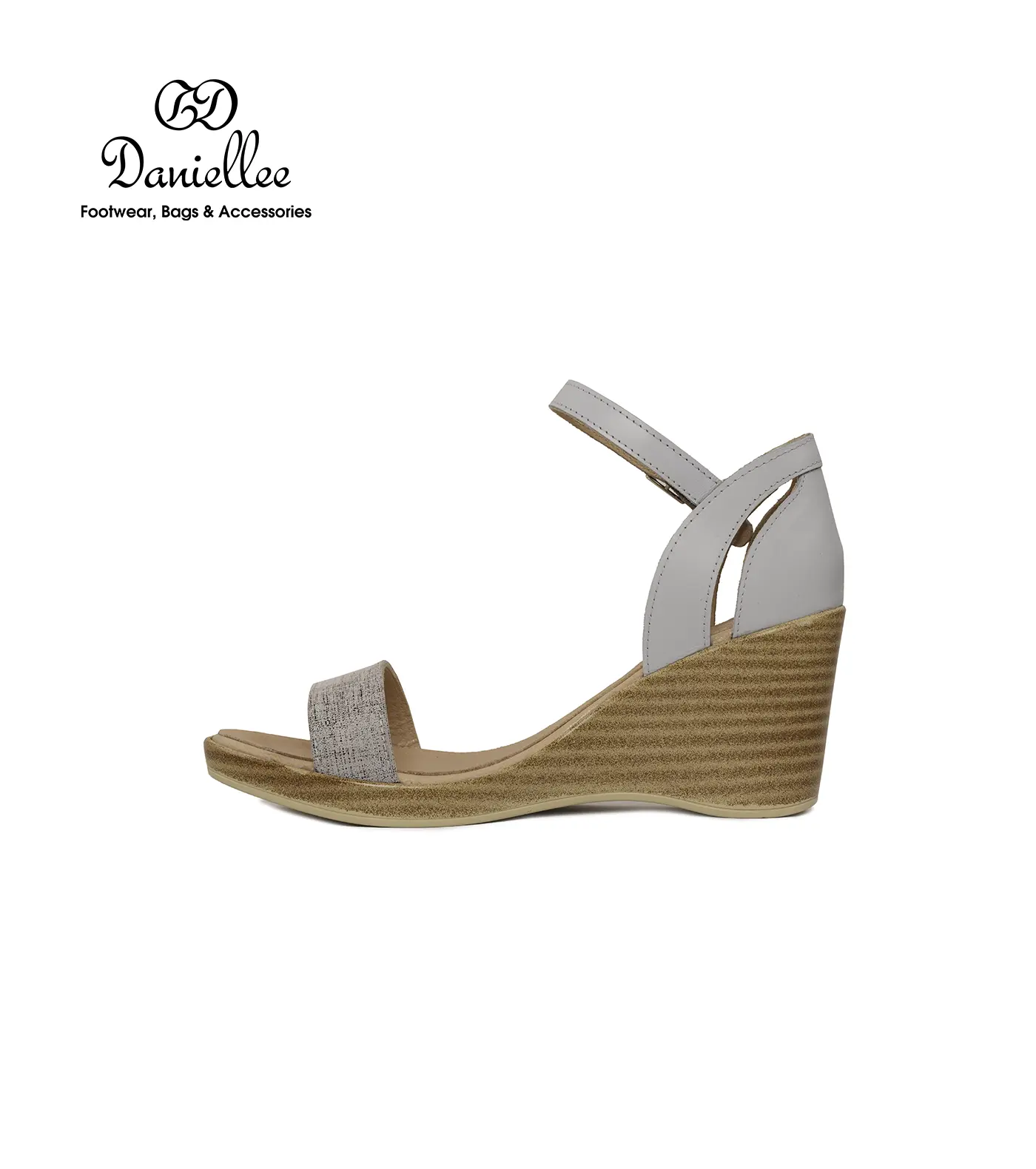 صندل چرمی روزمره زنانه Amstris Ankle Strap Sandal Wedge
