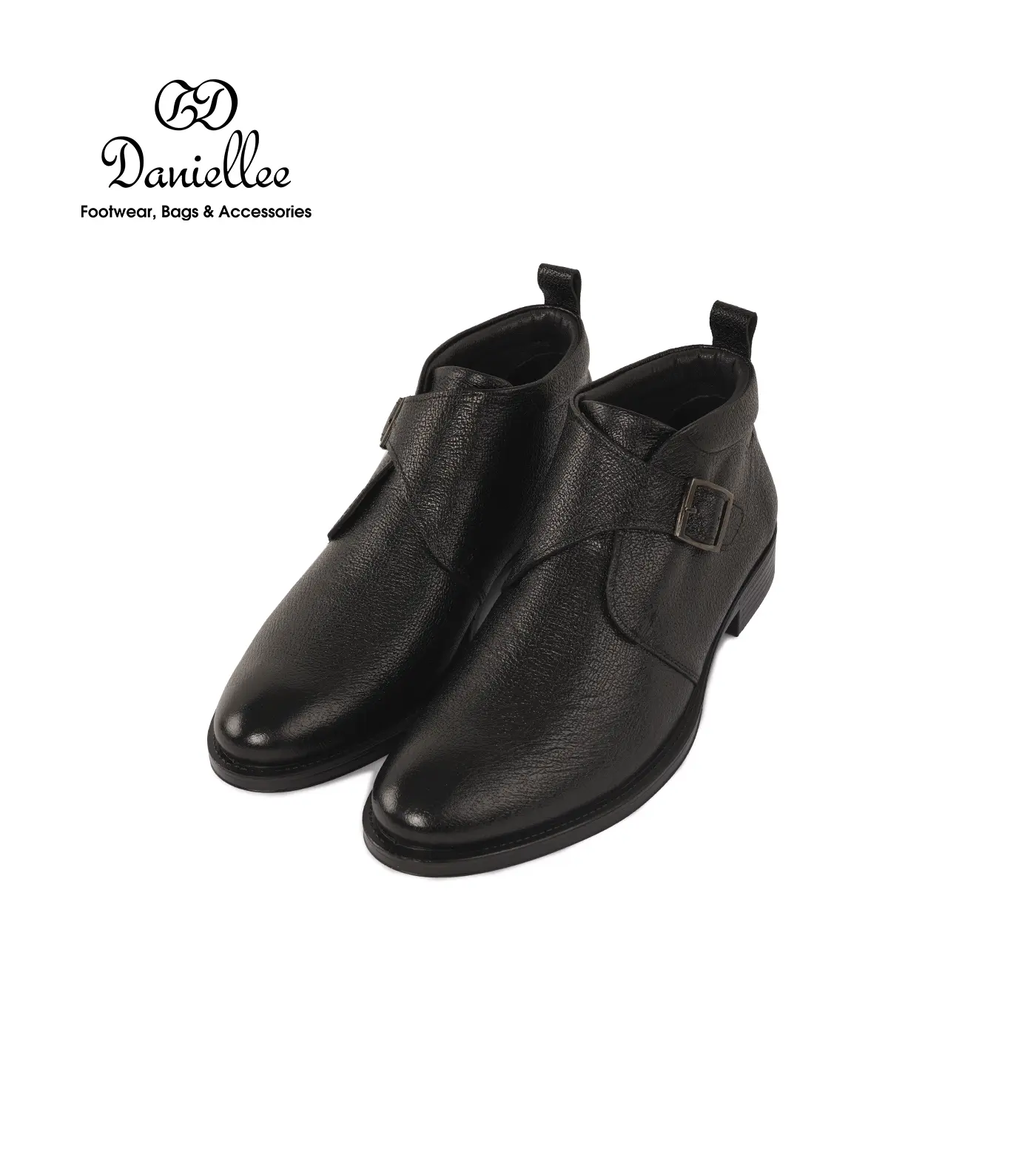 نیم بوت چرمی رسمی مردانه Abtin Buckle Bootie LC