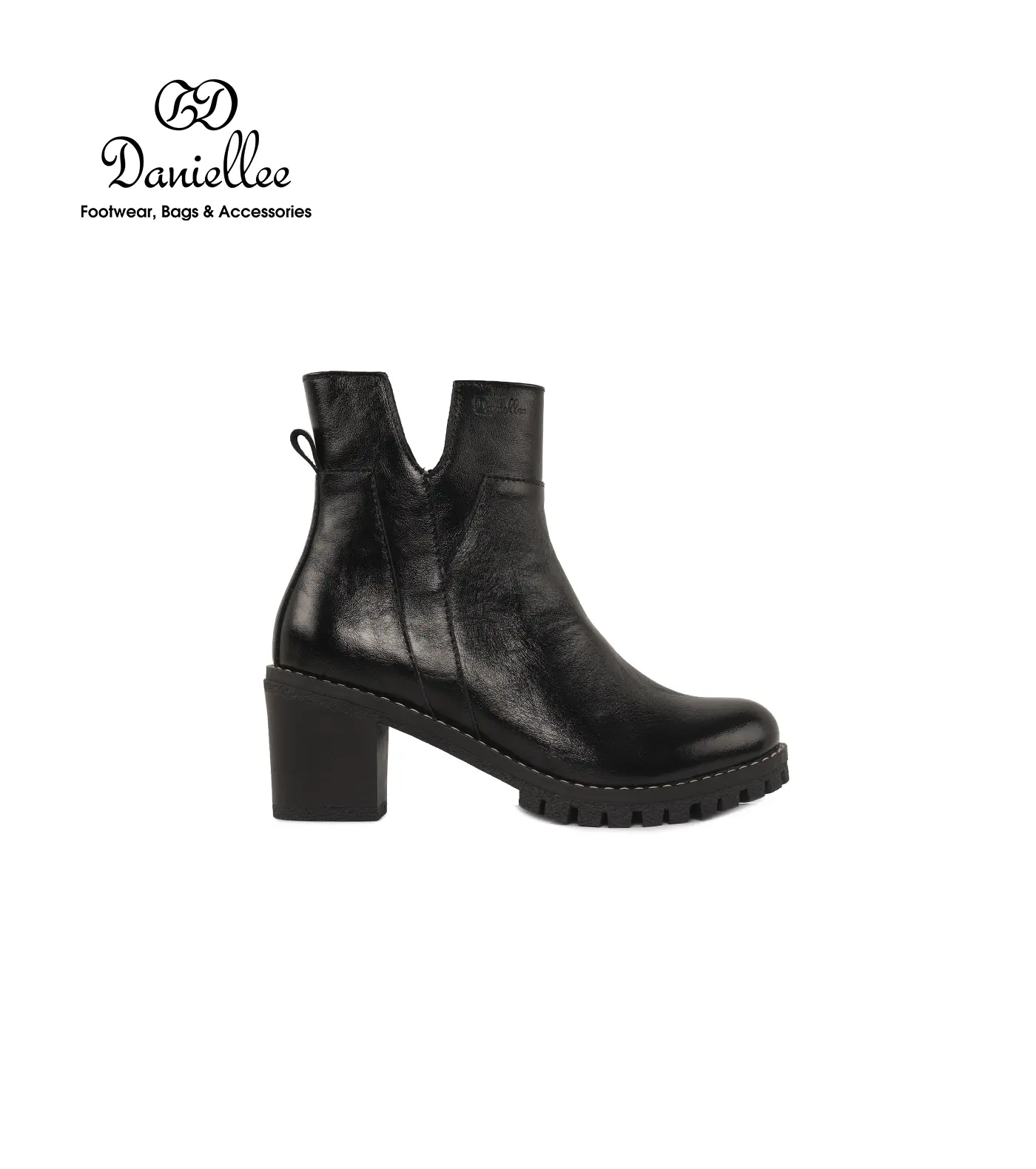 نیم بوت چرمی روزمره زنانه Elica Bootie MC