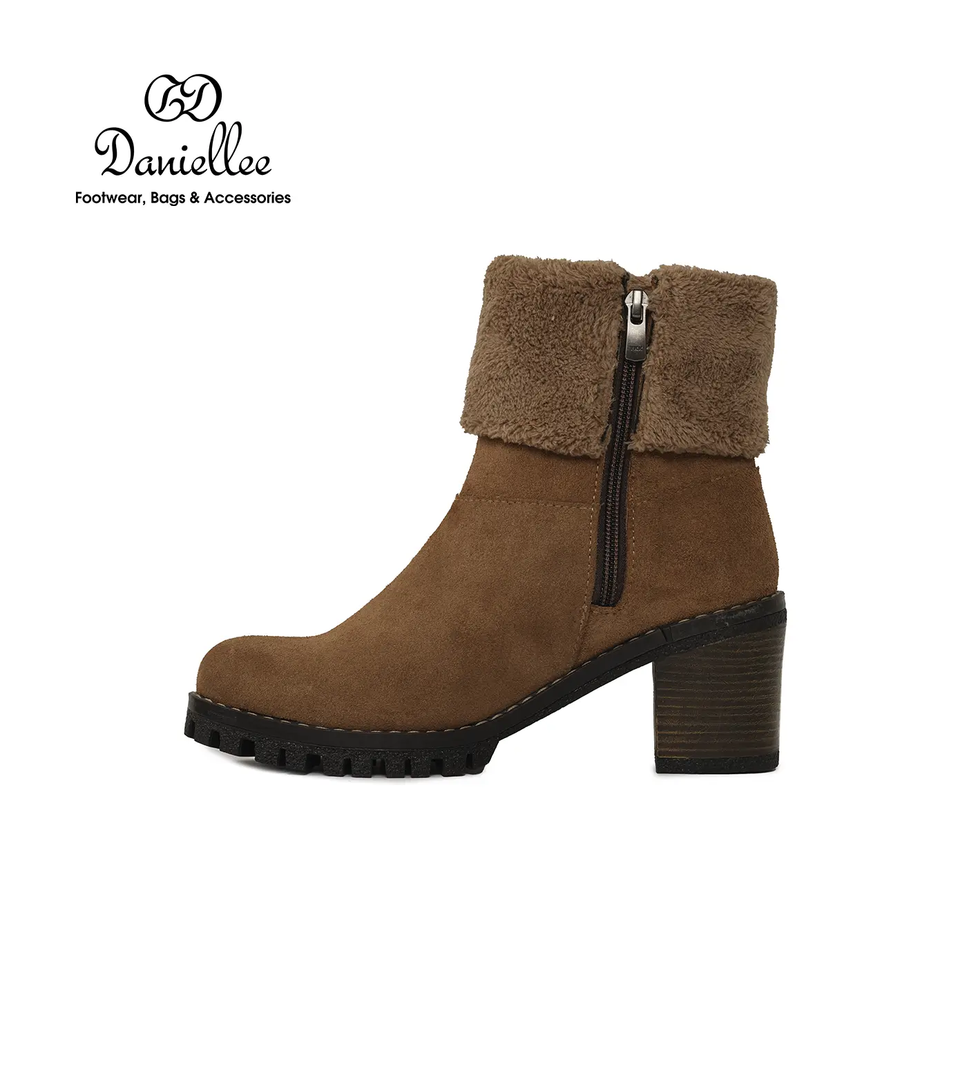 نیم بوت چرمی روزمره زنانه Elica Bootie MC Zip