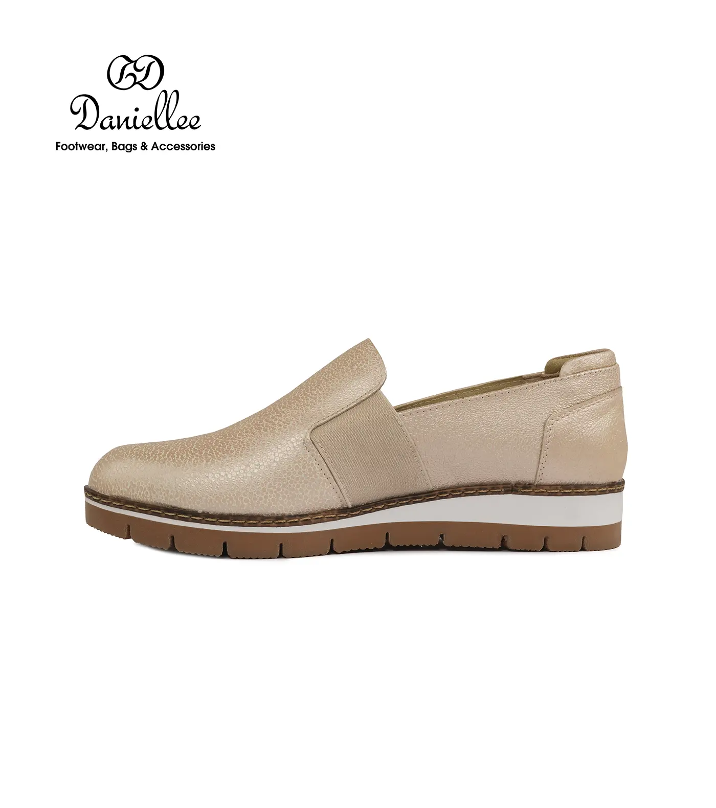 کفش چرمی روزمره زنانه Atrisa Slipon Side