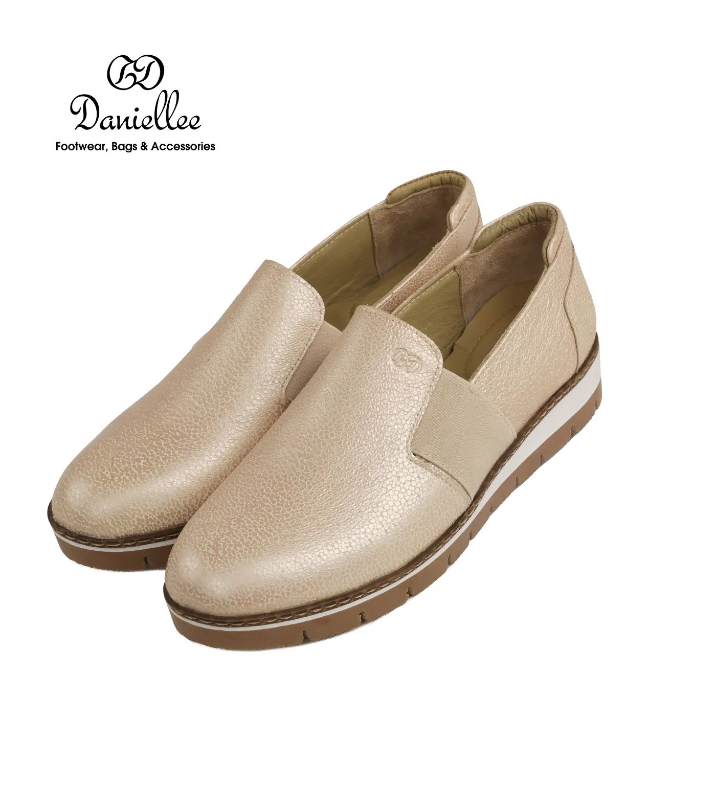 کفش چرمی روزمره زنانه Atrisa Slipon Side