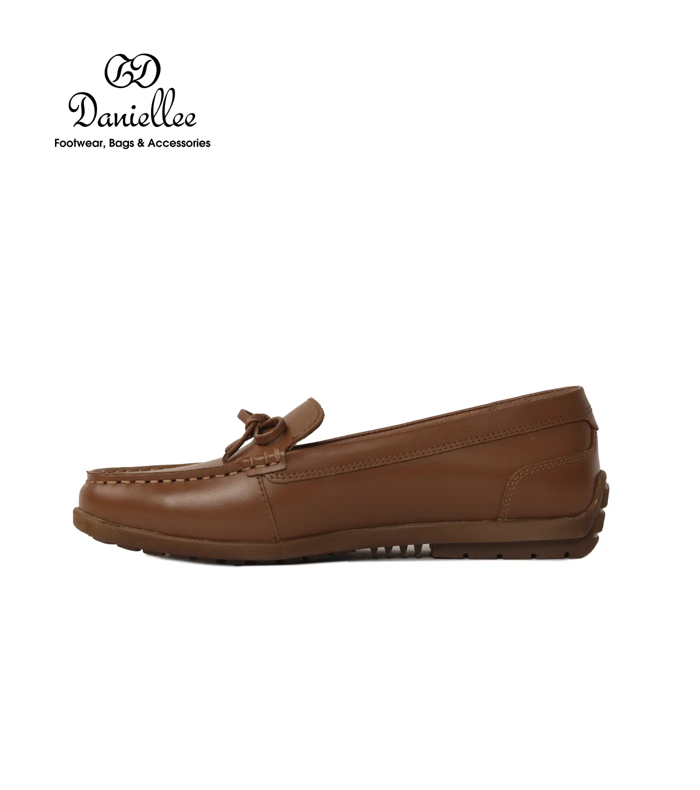 کفش چرمی روزمره زنانه Dani L Moc Bowtie