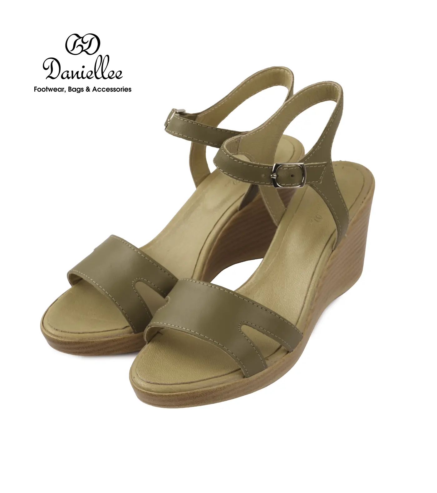 صندل چرمی روزمره زنانه Amstris Ankle strap Sandal II
