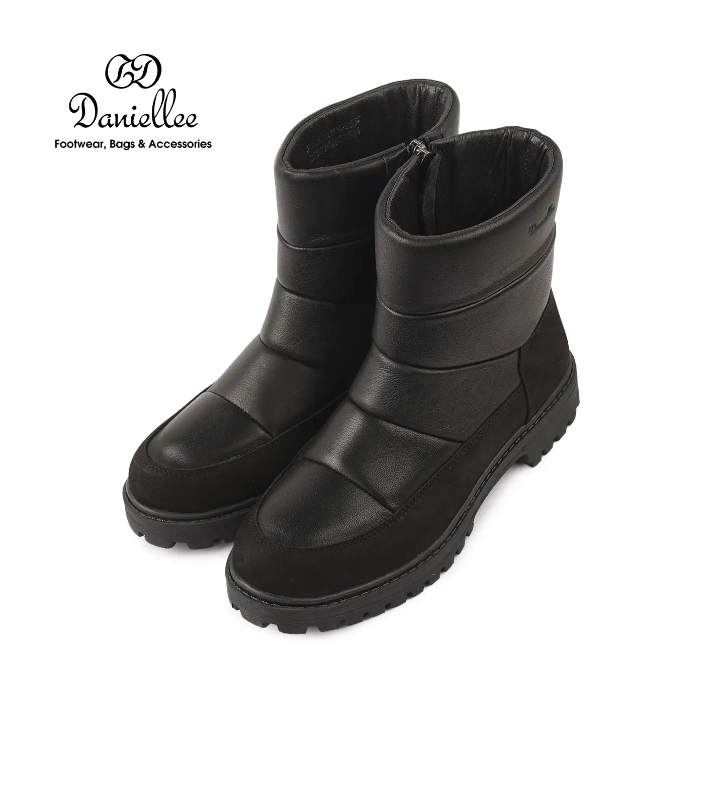 نیم بوت چرمی روزمره زنانه Avas Bootie MC Zip