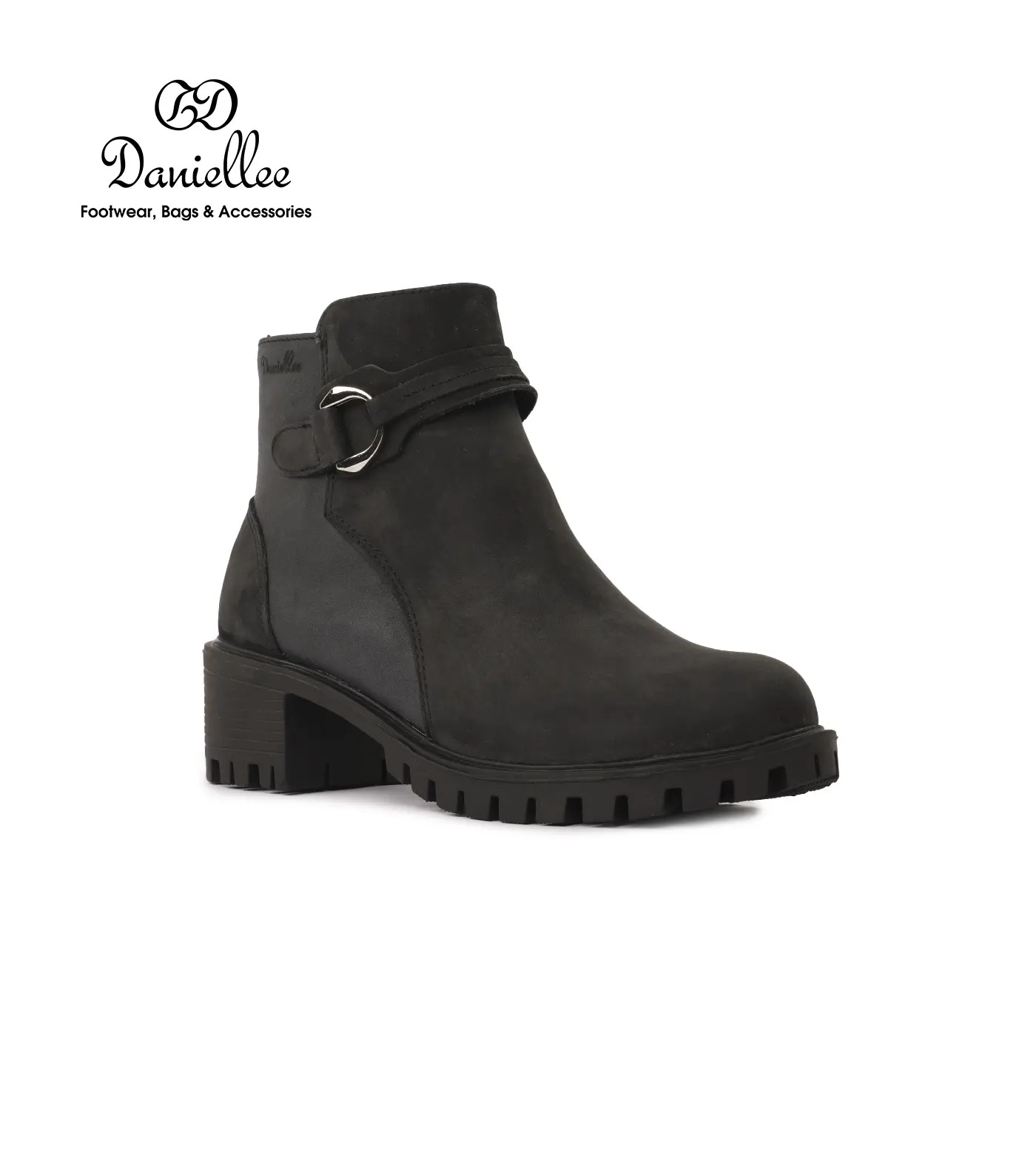 نیم بوت چرمی روزمره زنانه Ava Bootie MC Zip