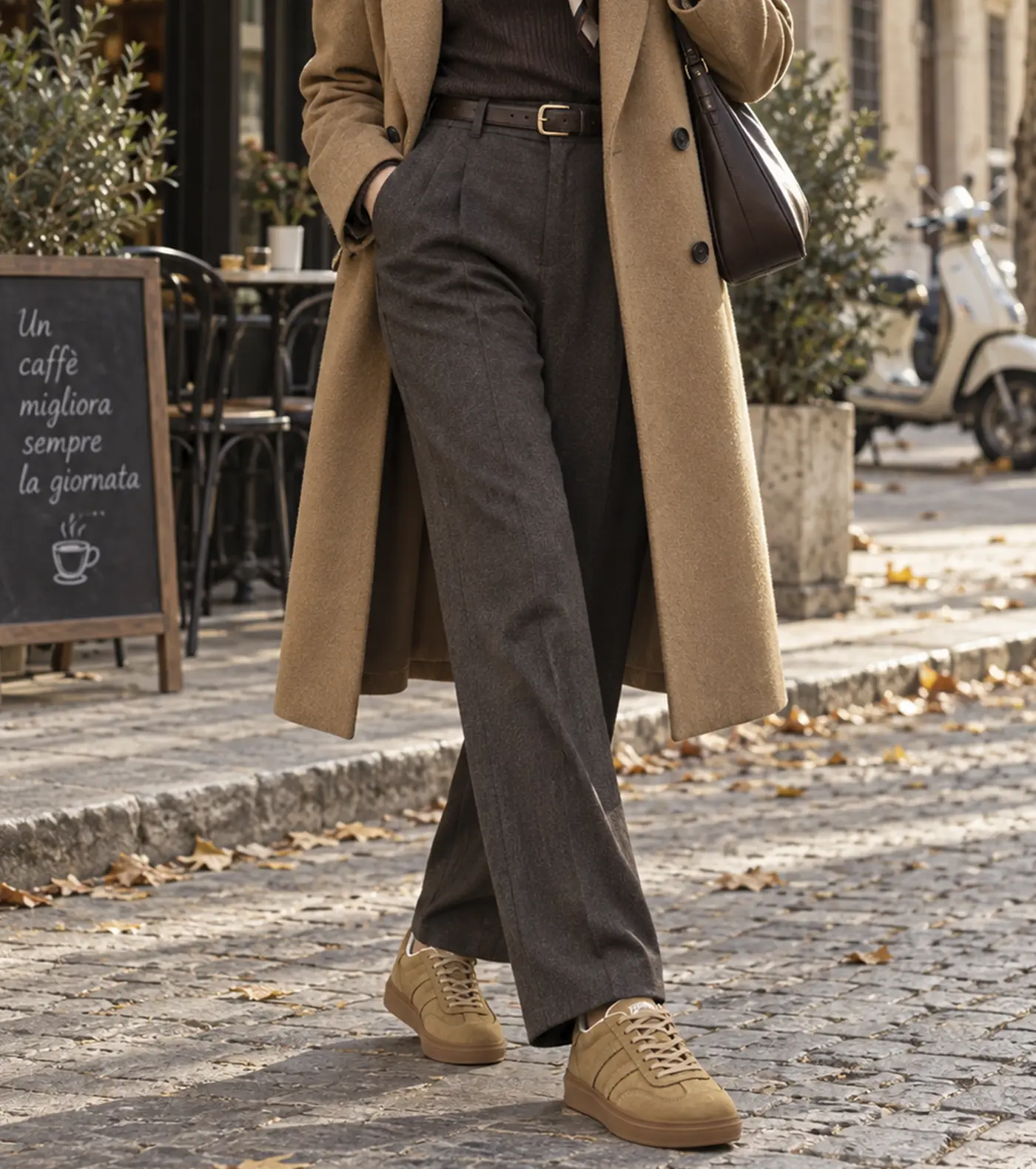 کفش چرمی روزمره زنانه Lia Sneaker Line