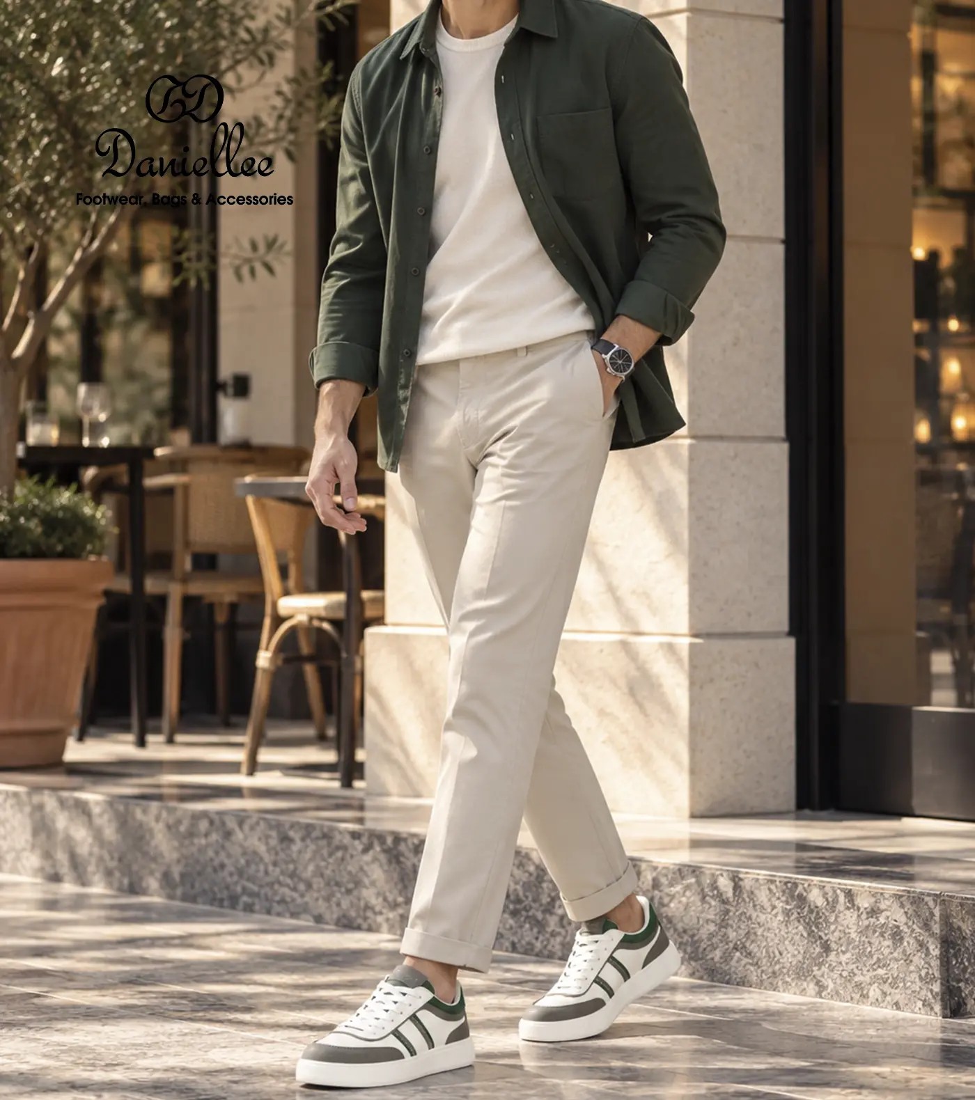 کفش پلی اورتان روزمره مردانه Aron Lace VIV