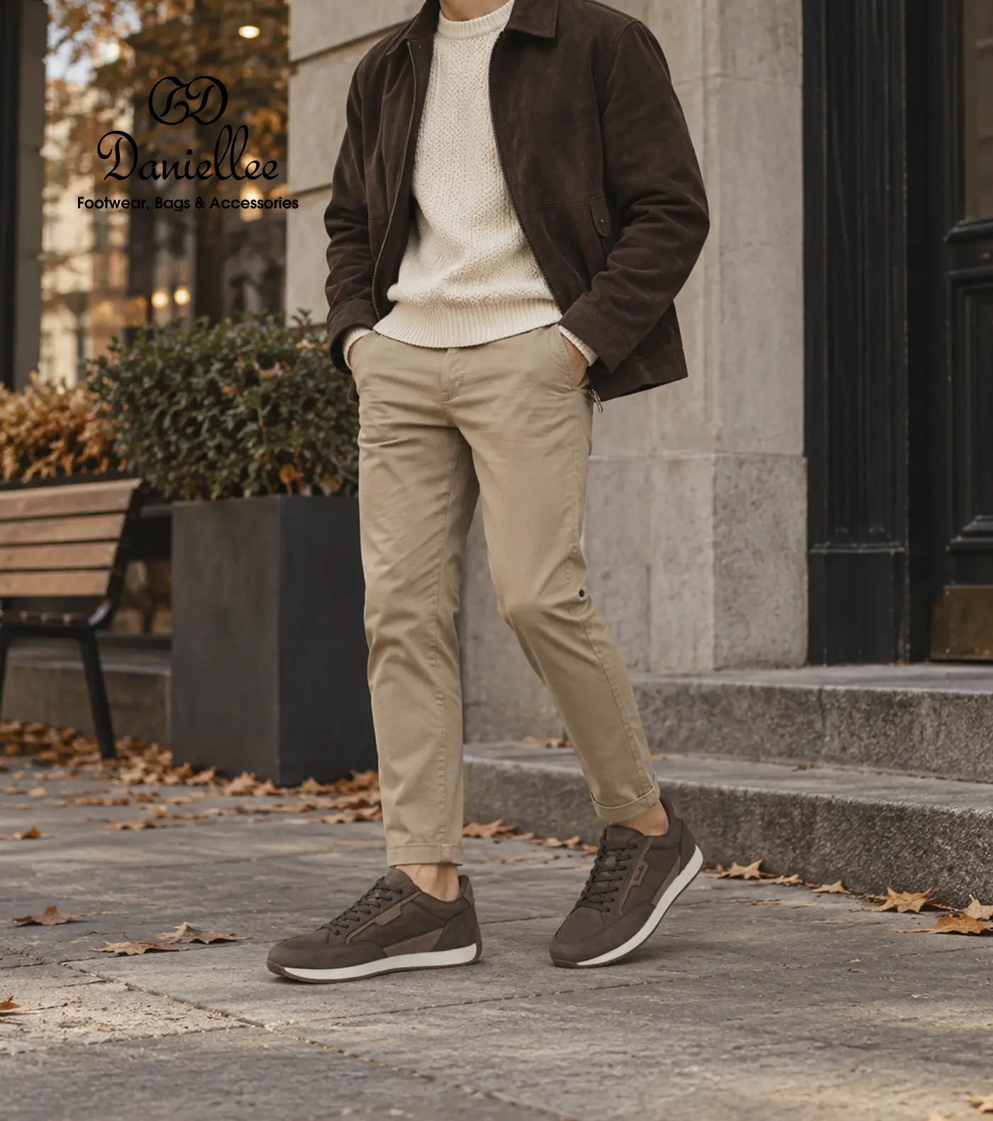 کفش چرمی ورزشی مردانه Dani M Active Sneaker