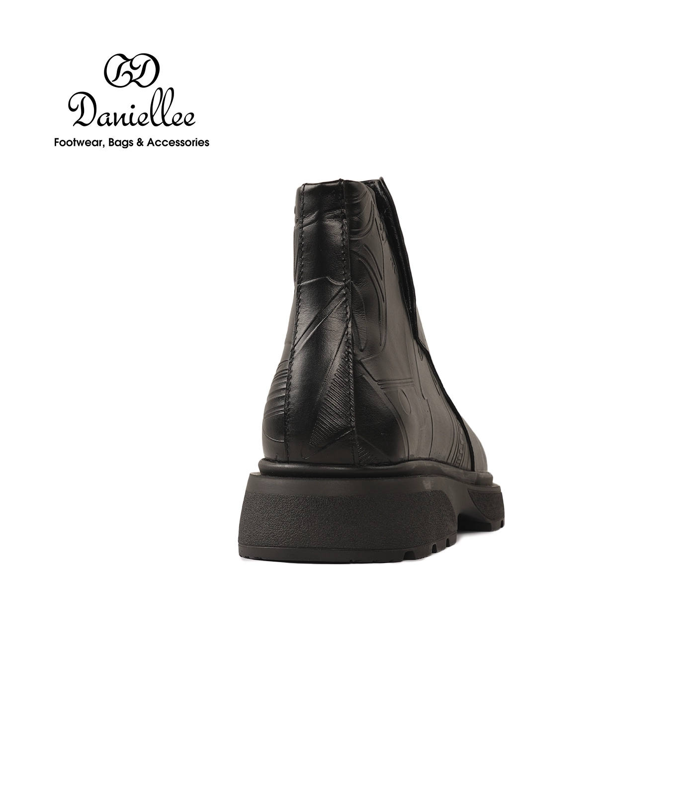نیم بوت چرمی روزمره مردانه Adas Bootie LC