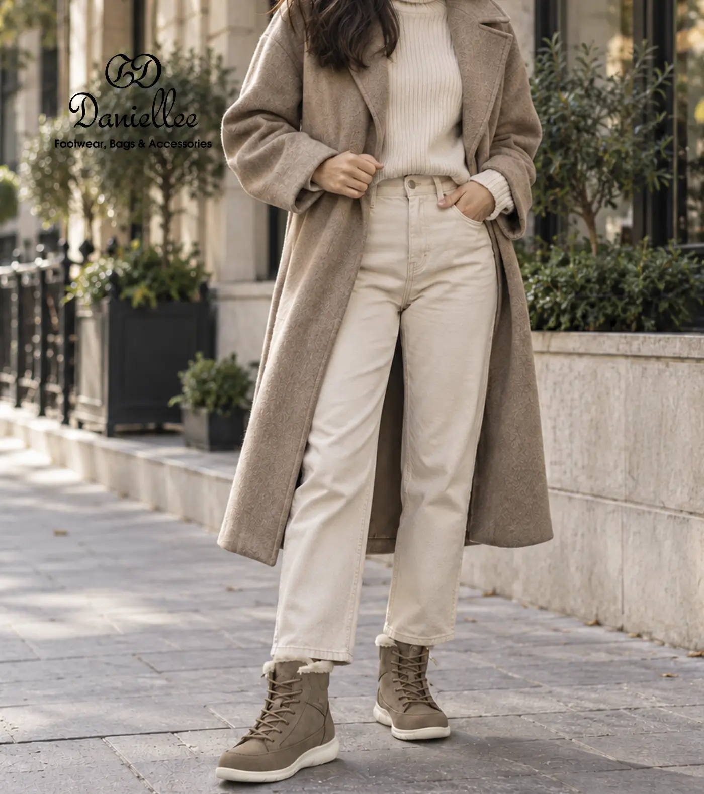 نیم بوت چرمی روزمره زنانه Artemis Bootie MC Lace IV
