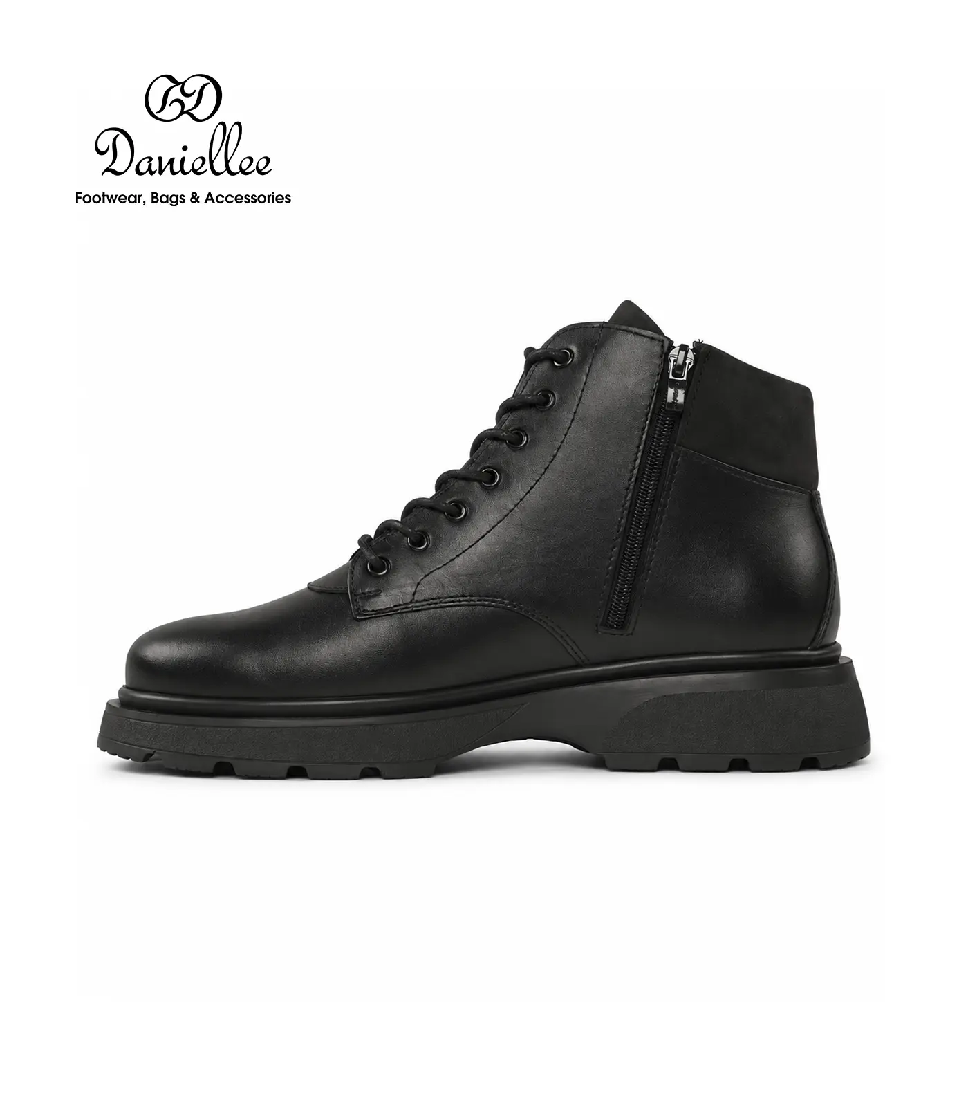 نیم بوت چرمی روزمره مردانه Adas Bootie MC Lace II