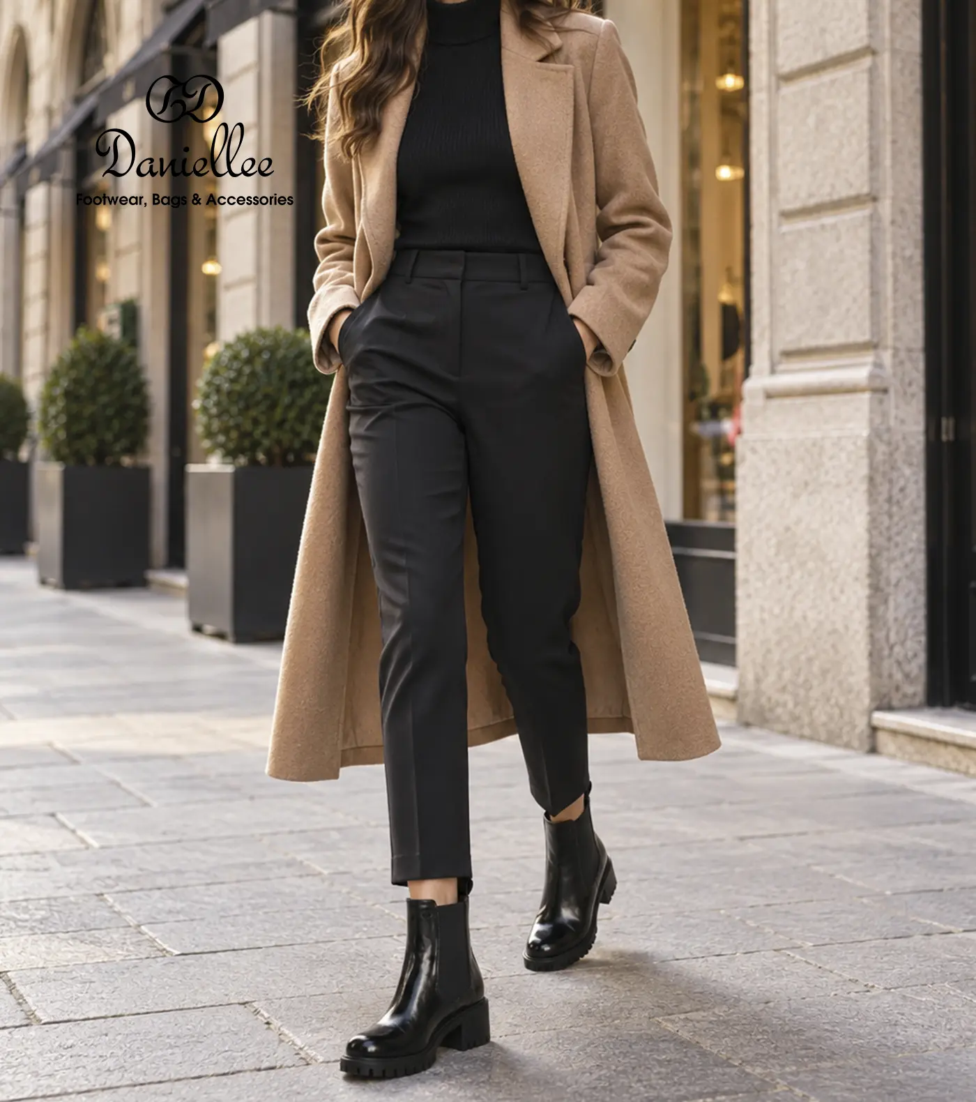 نیم بوت چرمی روزمره زنانه Ava Bootie MC