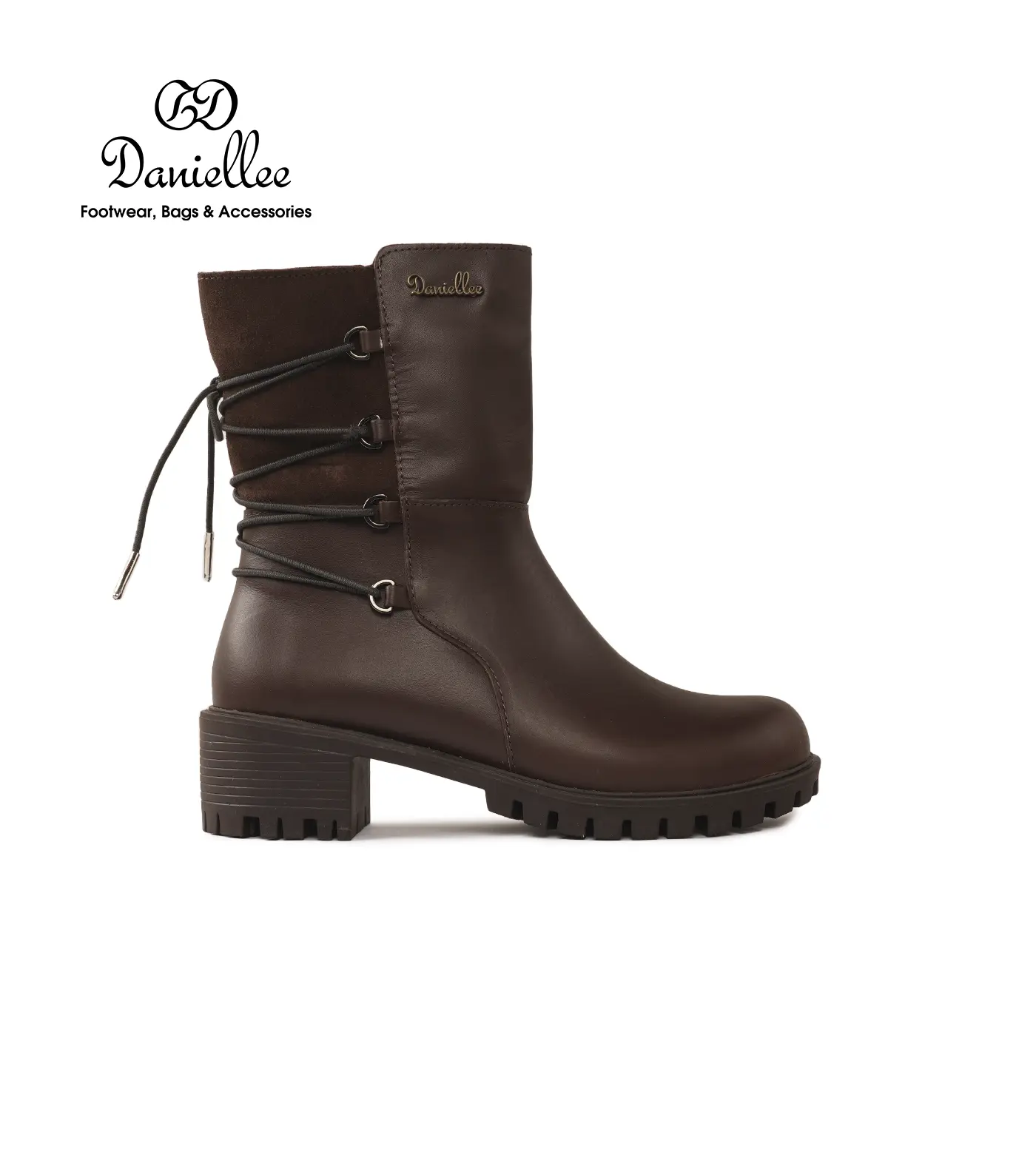 نیم بوت چرمی روزمره زنانه Ava Bootie MC Zip III