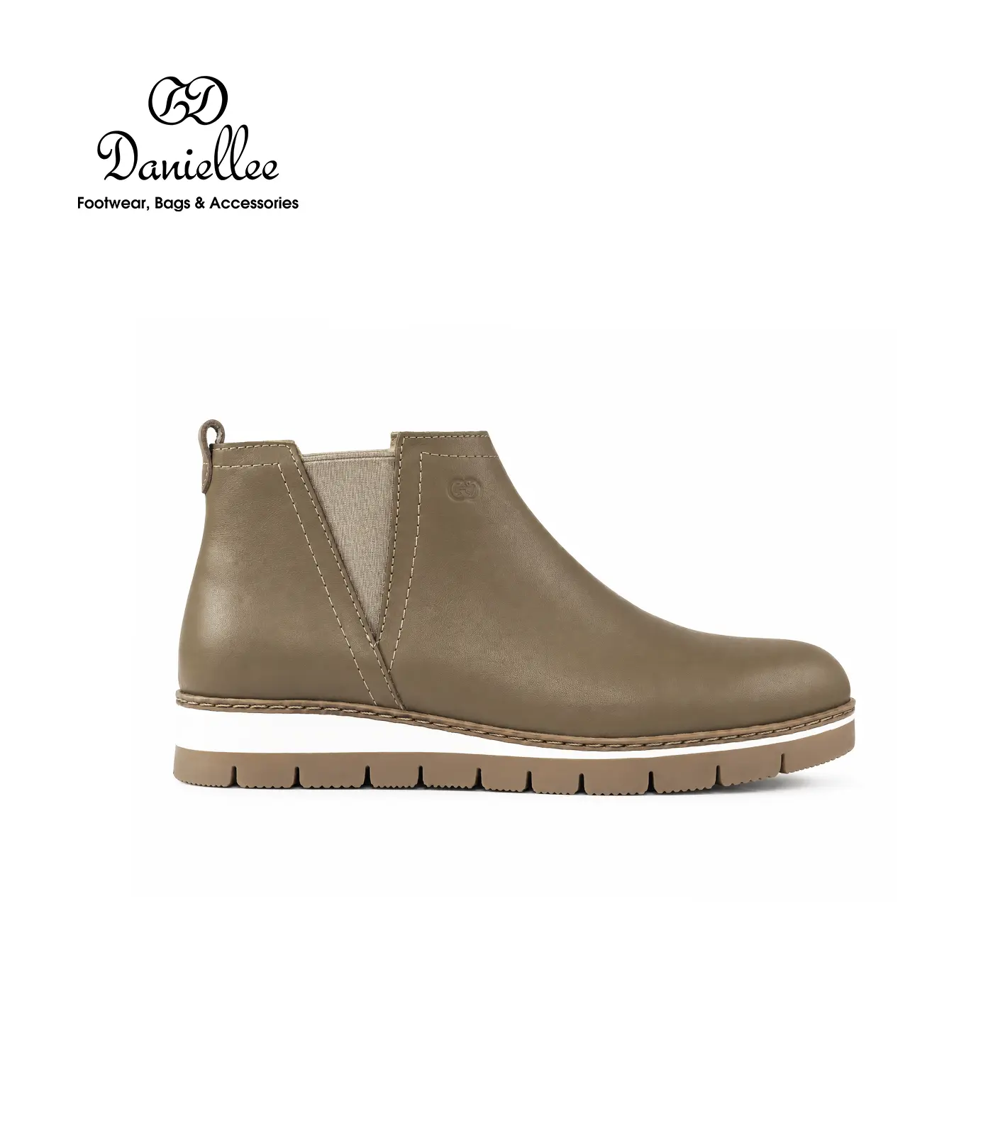 نیم بوت چرمی روزمره زنانه Atrisa Bootie LC