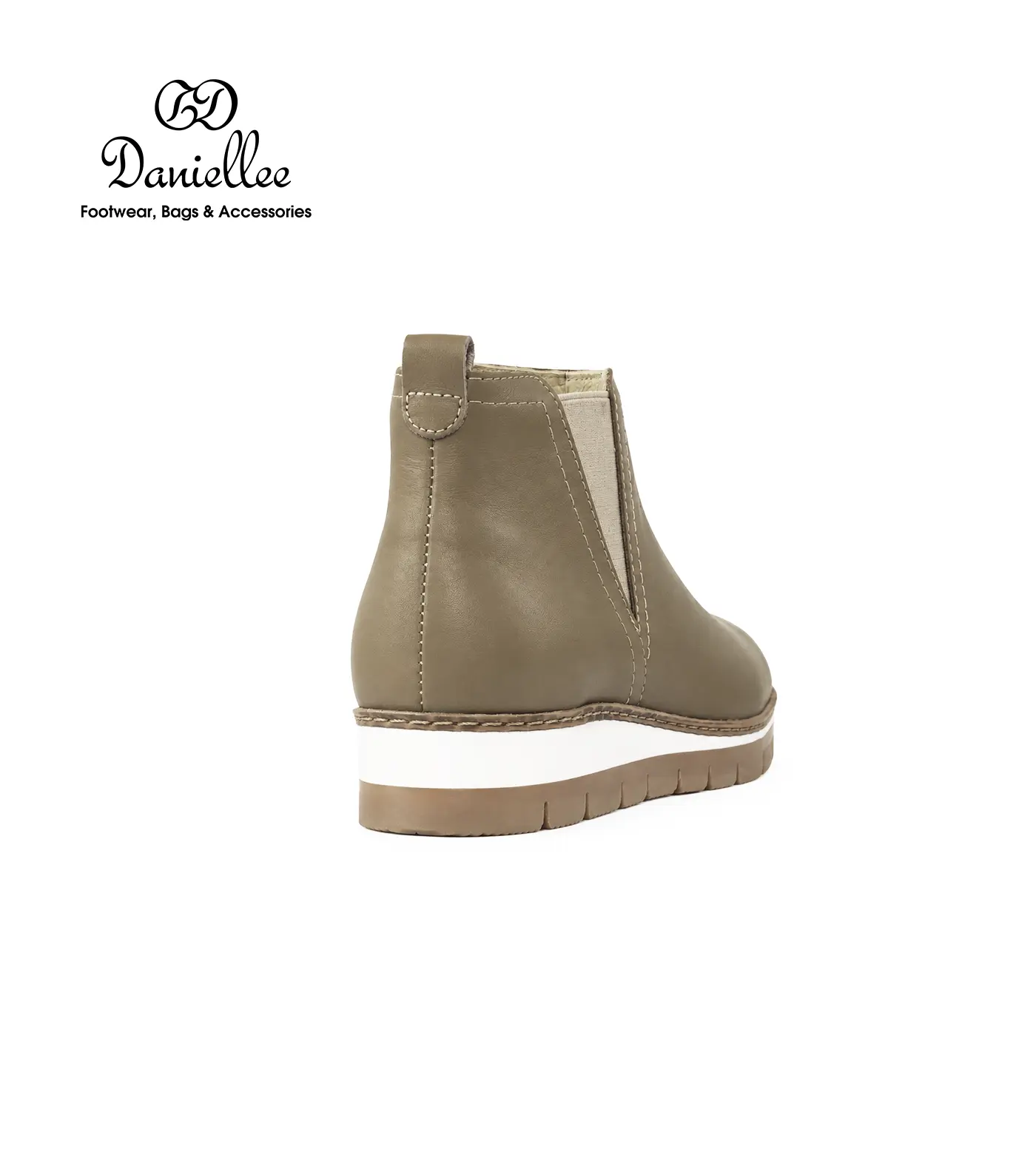 نیم بوت چرمی روزمره زنانه Atrisa Bootie LC